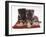 Two German Shepherd Dog Alsatian Pups, 5 Weeks Old, Lying on a Pillow-Jane Burton-Framed Photographic Print