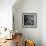 Two Girl Scouts Looking Up at Marble Statue of Abraham Lincoln, Rotunda of the Capitol Building-Alfred Eisenstaedt-Framed Photographic Print displayed on a wall