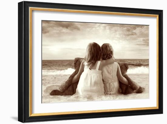 Two Girlfriends-Betsy Cameron-Framed Art Print