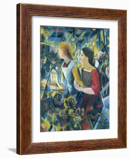 Two Girls, 1913-Auguste Macke-Framed Giclee Print