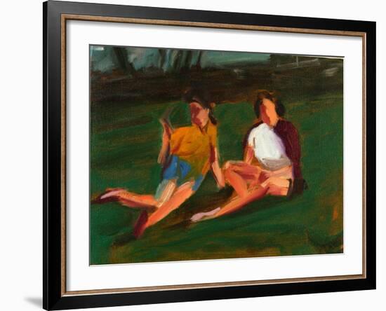 Two Girls, 2004-Daniel Clarke-Framed Giclee Print