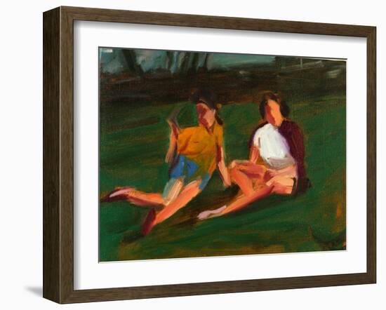 Two Girls, 2004-Daniel Clarke-Framed Giclee Print