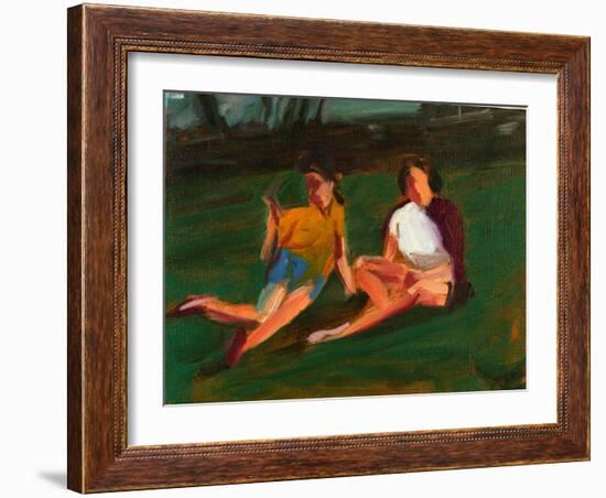 Two Girls, 2004-Daniel Clarke-Framed Giclee Print