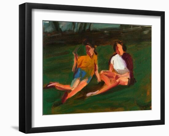 Two Girls, 2004-Daniel Clarke-Framed Giclee Print