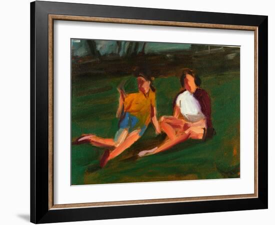 Two Girls, 2004-Daniel Clarke-Framed Giclee Print