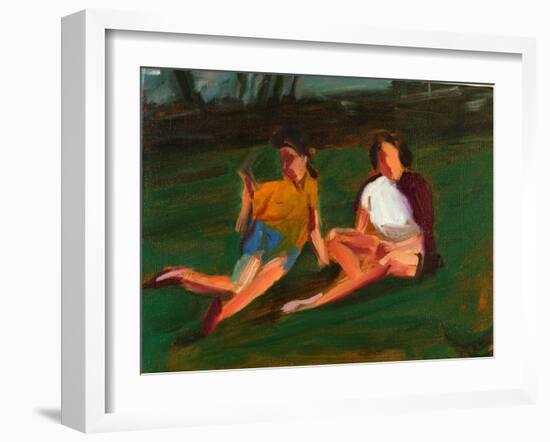 Two Girls, 2004-Daniel Clarke-Framed Giclee Print