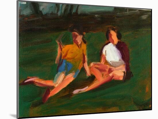 Two Girls, 2004-Daniel Clarke-Mounted Giclee Print