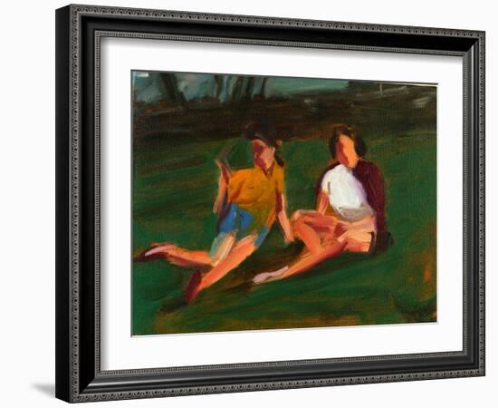 Two Girls, 2004-Daniel Clarke-Framed Giclee Print