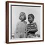 Two Girls at Camp Christmas Seals, a Racially Integrated Summer Camp in Haverstraw, NY-Gordon Parks-Framed Photo