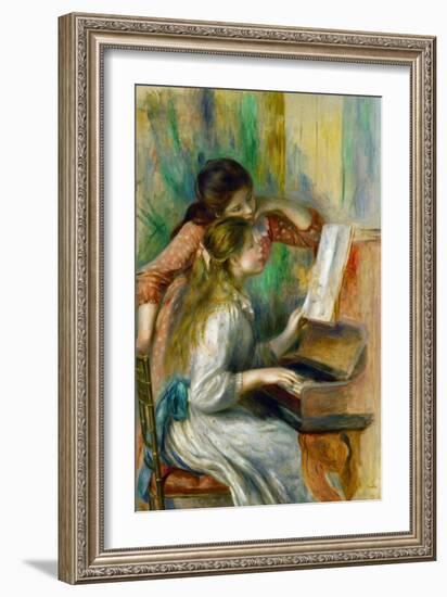 Two Girls at the Piano, 1892-Pierre-Auguste Renoir-Framed Giclee Print