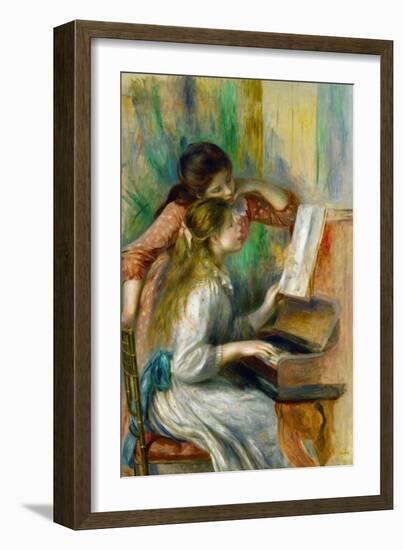 Two Girls at the Piano, 1892-Pierre-Auguste Renoir-Framed Giclee Print