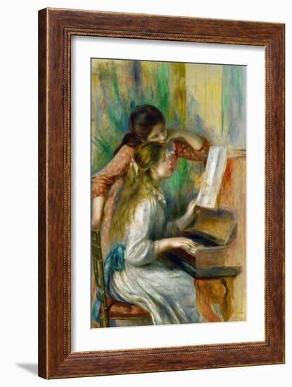 Two Girls at the Piano, 1892-Pierre-Auguste Renoir-Framed Giclee Print