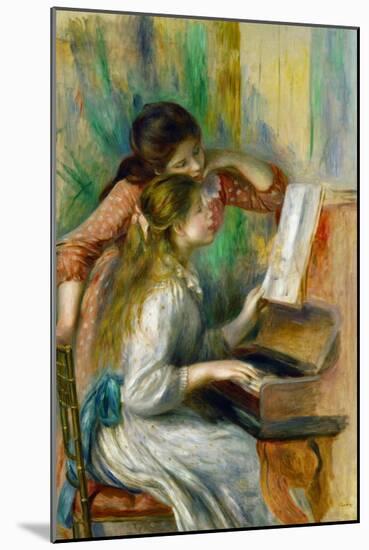 Two Girls at the Piano, 1892-Pierre-Auguste Renoir-Mounted Giclee Print