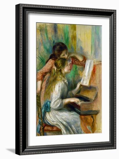 Two Girls at the Piano, 1892-Pierre-Auguste Renoir-Framed Giclee Print