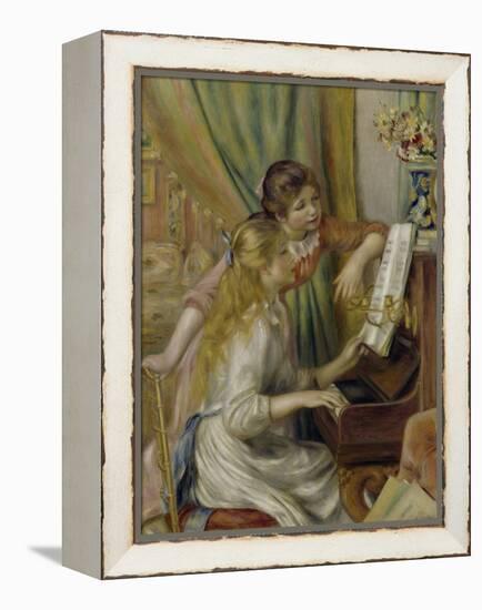 Two Girls at the Piano, c.1892-Pierre-Auguste Renoir-Framed Premier Image Canvas