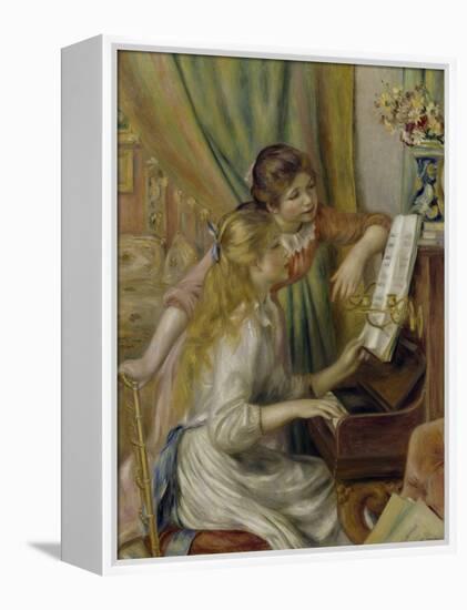 Two Girls at the Piano, c.1892-Pierre-Auguste Renoir-Framed Premier Image Canvas