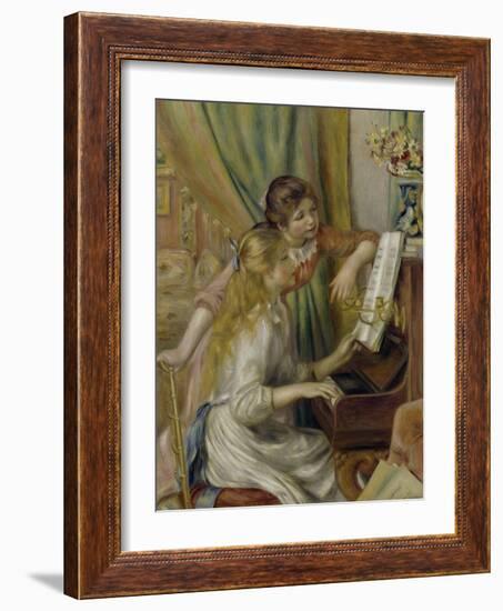 Two Girls at the Piano, c.1892-Pierre-Auguste Renoir-Framed Giclee Print