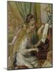 Two Girls at the Piano, c.1892-Pierre-Auguste Renoir-Mounted Giclee Print