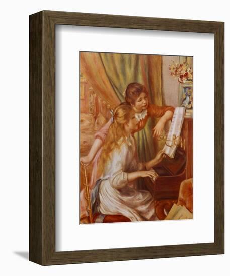 Two Girls at the Piano-Pierre-Auguste Renoir-Framed Art Print