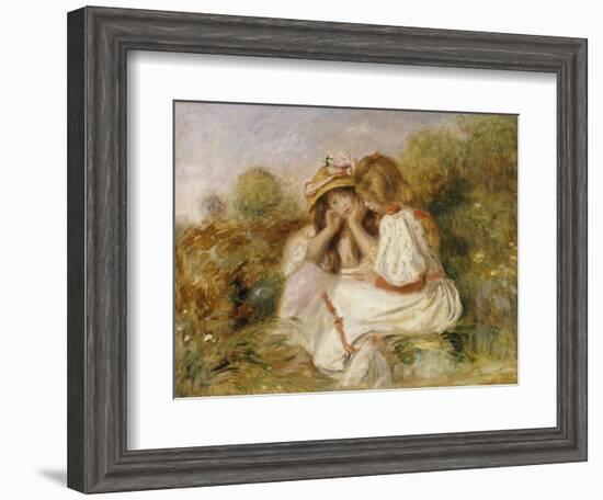 Two Girls, C.1890-Pierre-Auguste Renoir-Framed Giclee Print