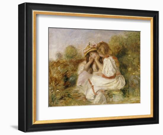 Two Girls, C.1890-Pierre-Auguste Renoir-Framed Giclee Print