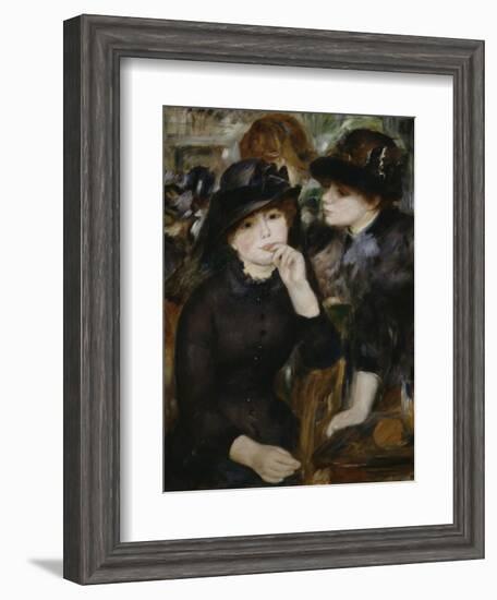 Two Girls in Black, 1880-1882-Pierre-Auguste Renoir-Framed Giclee Print