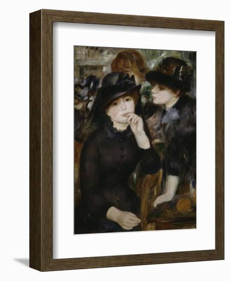 Two Girls in Black, 1880-1882-Pierre-Auguste Renoir-Framed Giclee Print