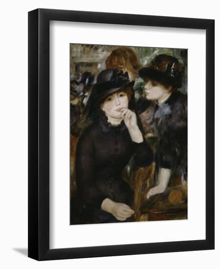 Two Girls in Black, 1880-1882-Pierre-Auguste Renoir-Framed Giclee Print