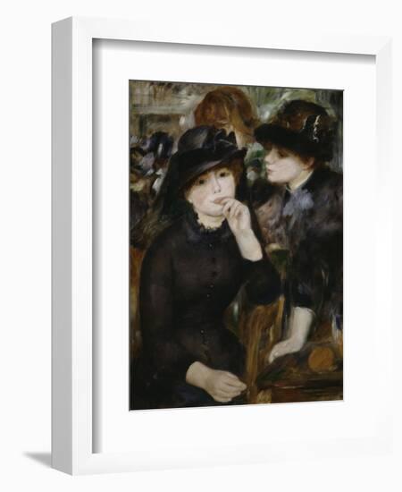 Two Girls in Black, 1880-1882-Pierre-Auguste Renoir-Framed Giclee Print