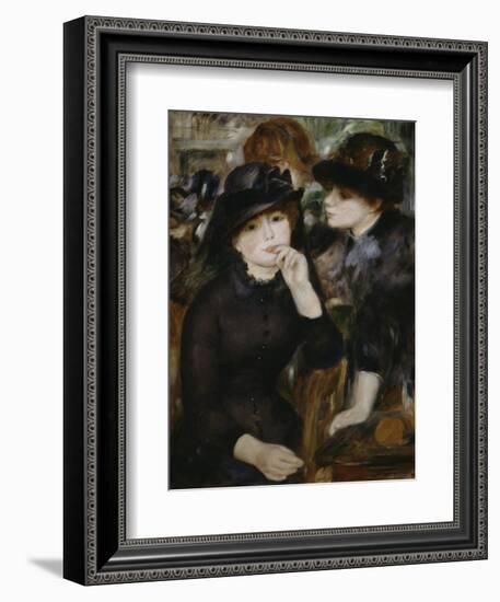 Two Girls in Black, 1880-1882-Pierre-Auguste Renoir-Framed Giclee Print