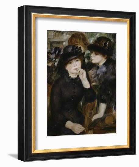 Two Girls in Black, 1880-1882-Pierre-Auguste Renoir-Framed Giclee Print