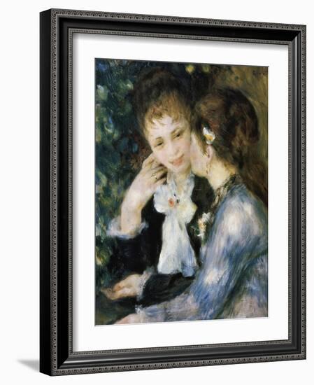 Two Girls Talking-Pierre-Auguste Renoir-Framed Giclee Print