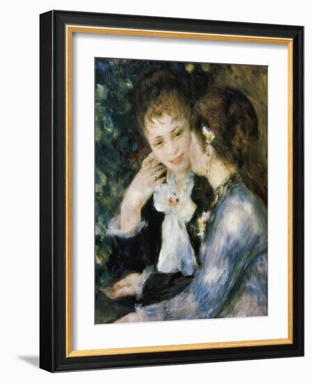 Two Girls Talking-Pierre-Auguste Renoir-Framed Giclee Print