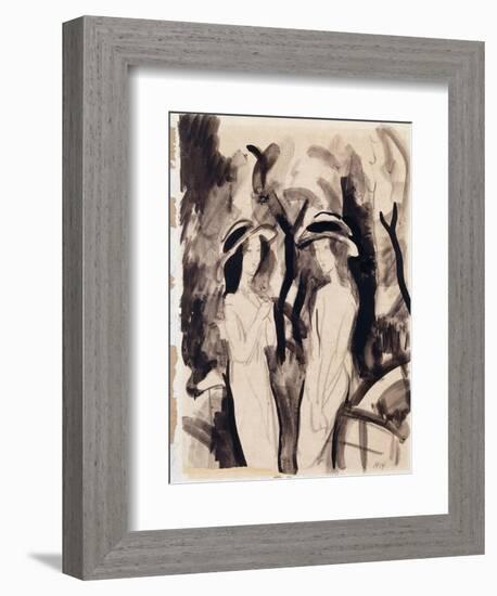 Two Girls-Auguste Macke-Framed Giclee Print