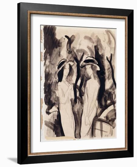 Two Girls-Auguste Macke-Framed Giclee Print