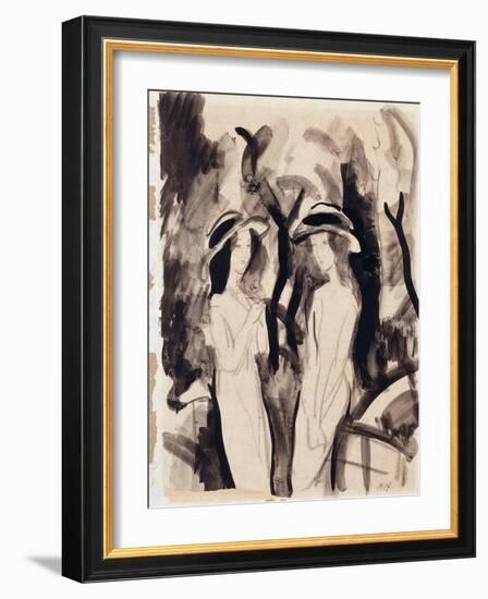 Two Girls-Auguste Macke-Framed Giclee Print