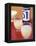 Two Glasses of Pastis, Bottle of Pastis Behind-Peter Medilek-Framed Premier Image Canvas