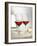 Two Glasses of Red Wine on Festive Table-Alexander Feig-Framed Photographic Print