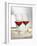 Two Glasses of Red Wine on Festive Table-Alexander Feig-Framed Photographic Print