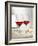 Two Glasses of Red Wine on Festive Table-Alexander Feig-Framed Photographic Print