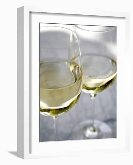 Two Glasses of White Wine-Katano Nicole-Framed Photo