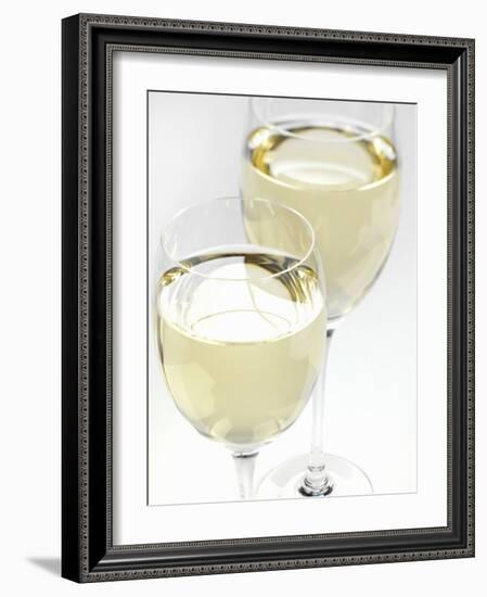 Two Glasses of White Wine-null-Framed Photographic Print