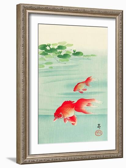 Two Goldfish-Koson Ohara-Framed Giclee Print