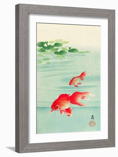 Two Goldfish-Koson Ohara-Framed Giclee Print