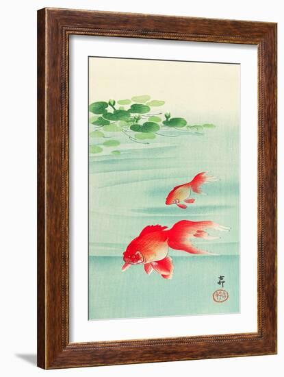 Two Goldfish-Koson Ohara-Framed Giclee Print