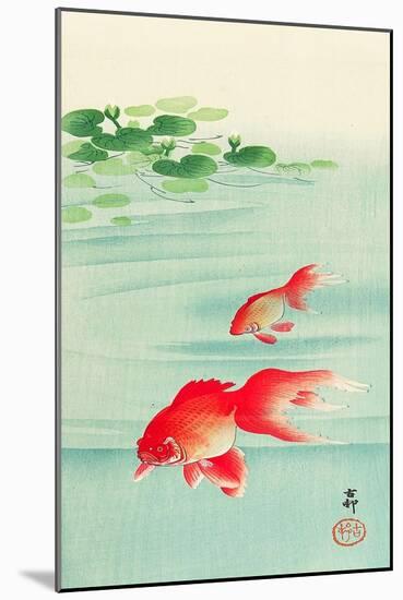 Two Goldfish-Koson Ohara-Mounted Giclee Print
