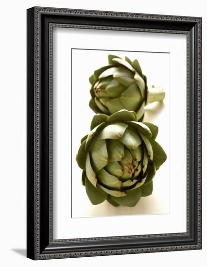 Two Green Artichokes-Alain Caste-Framed Photographic Print