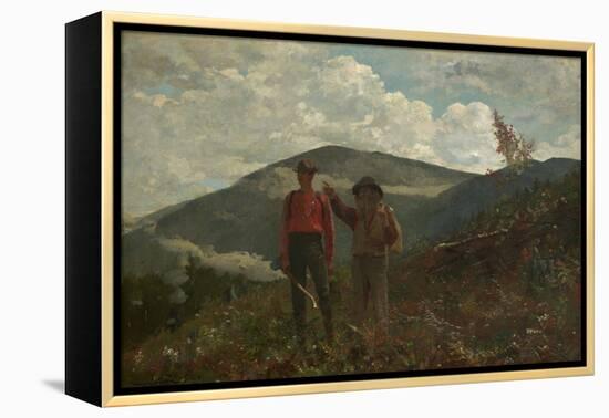 Two Guides, 1877 (Oil on Canvas)-Winslow Homer-Framed Premier Image Canvas