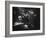 Two Guitarists and Vocalist Entertaining at Club Chez Genevieve-Gjon Mili-Framed Photographic Print