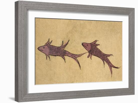 Two Gurnards-Aristotle ibn Bakhtishu-Framed Giclee Print